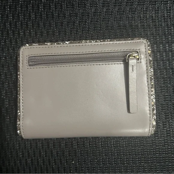 Kate Spade Gray Wallet with Gold Trim - Picture 2 of 4
